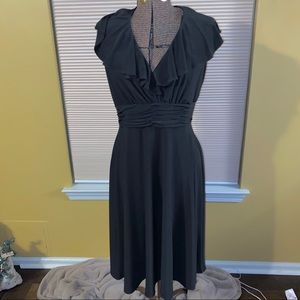 Evan-Picone Black sleeveless dress